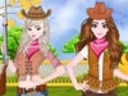 Jouer à Frozen Sisters Cowgirl Fashion