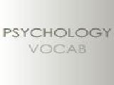Jouer à Psychology vocab