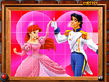 Jouer à Sort my tiles cinderella and prince charming