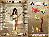 Jouer à Egyptian queen dress up