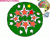 Jouer à Mandala stars coloring