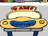 Jouer à Taxi car coloring game
