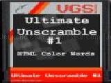 Jouer à Ultimate unscramble #1: html color code words