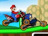 Jouer à Mario vs sonic racing