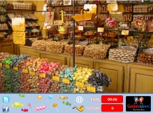 Jouer à Candy shop hidden objects