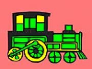 Jouer à Modern locomotive car coloring