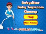 Jouer à Babysitter baby toys room clean up