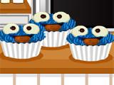 Jouer à Cookie monster cupcakes