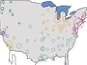 Jouer à Map of USA Megaregions