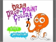 Jouer à Drag and drop and print color - fathers day