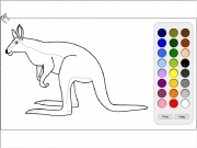 Jouer à Kangoroo coloring