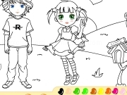 Jouer à Girl and boy online coloring
