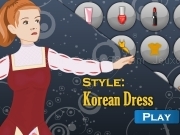 Jouer à Shop and dress makeup matching game - Korean dress
