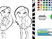 Jouer à Bratz and friend coloring
