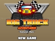 Jouer à Big truck adventures - canyon run