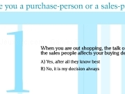 Jouer à Are you a purchase person or a sales person ?
