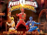 Jouer à Power Rangers - dinothunder - red hot rescue