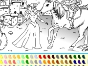 Jouer à Princess and prince coloring
