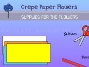 Jouer à Crepe paper flowers