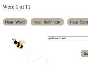 Jouer à Spelling bee game