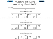 Jouer à Multiplying and dividing