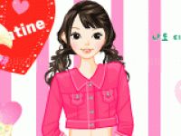 Barbie pink dressup
