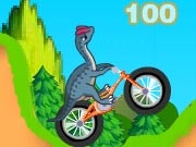 Jouer à Dinosaur bike stunt