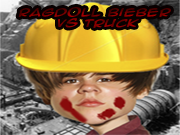 Jouer à Hurt Ragdoll Bieber VS Heavy Truck