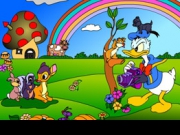 Jouer à Donald duck coloring page