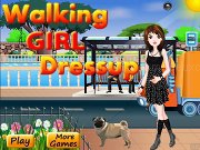 Jouer à Walking Girl Dressup