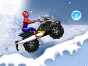 Jouer à Spiderman Snow Scooter