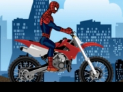 Jouer à Spiderman Bike Racer