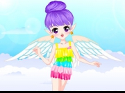 Jouer à Rainbow Fairy Dress Up