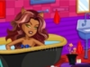 Jouer à Clawdeen Wolf Messy Bathroom Cleaning