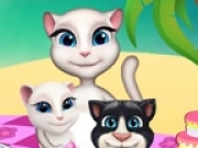Jouer à Talking Angela Picnic Day