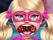 Jouer à Super Barbie Sister Throat Doctor