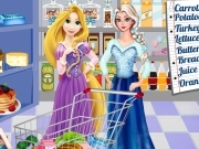 Jouer à Elsa And Rapunzel Shopping