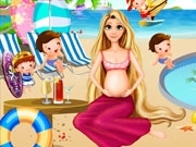 Jouer à Pregnant Rapunzel Pool Party