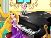 Jouer à Elsa and Rapunzel Piano Contest