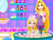 Jouer à Baby Rapunzel Bath Time