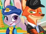 Jouer à Zootopia Nick and Judy Dressup