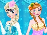 Jouer à Elsa vs Anna Make Up Contest