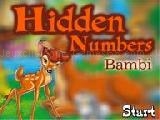 Jouer à Hidden numbers bambi