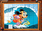 Jouer à Sort my tiles surfing mickey