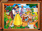 Jouer à Sort my tiles snow white and the seven dwarfs