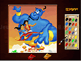 Jouer à Aladdin online coloring