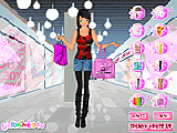 Jouer à Trendy shopping time dress up