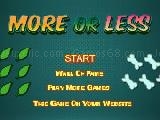 Jouer à More or less