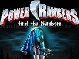 Jouer à Power rangers find the numbers