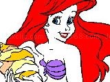 Jouer à Coloring the little mermaid - 1